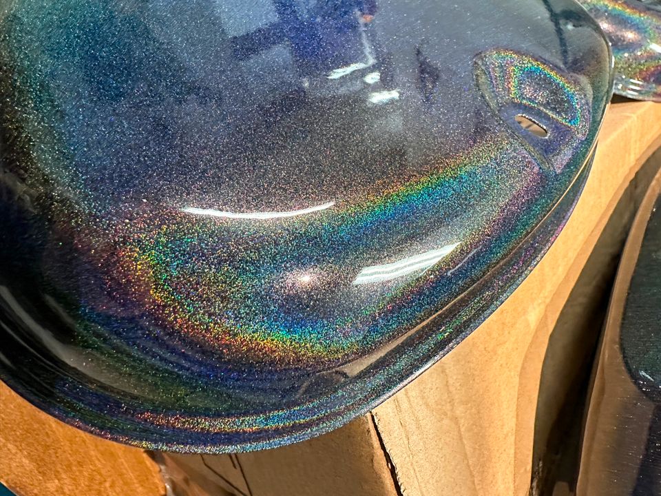 Tankset passend Simson S51 S50 Pulverbeschichtet Rainbow Glitzer