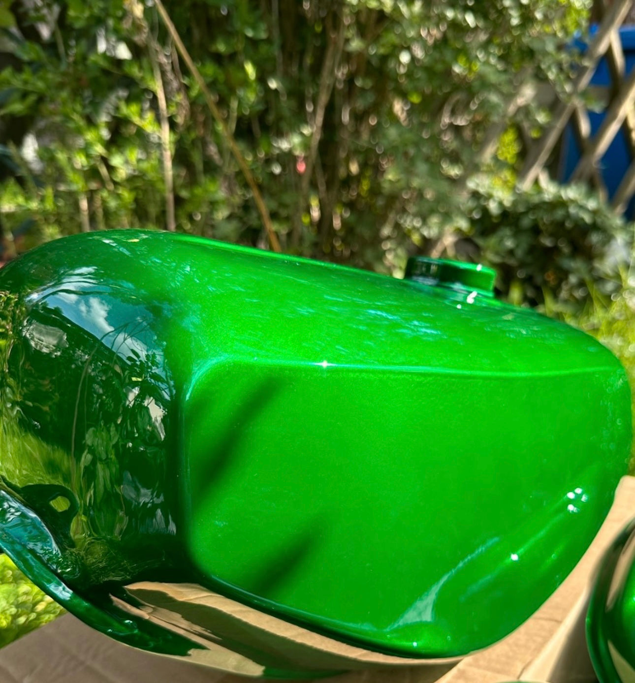 Tankset passend Simson S51 S50 Pulverbeschichtet Candy Grün