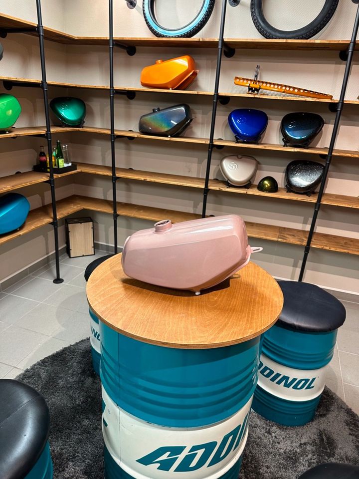 Tankset passend Simson S51 S50 Pulverbeschichtet Rosegold