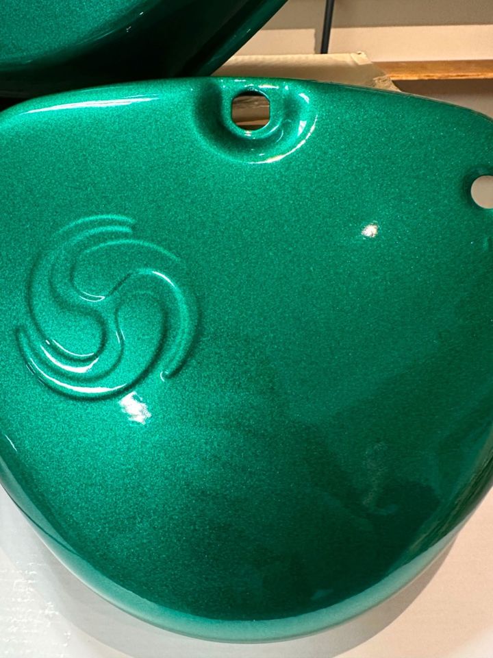 Tankset passend Simson S51 S50 Pulverbeschichtet Illision Green