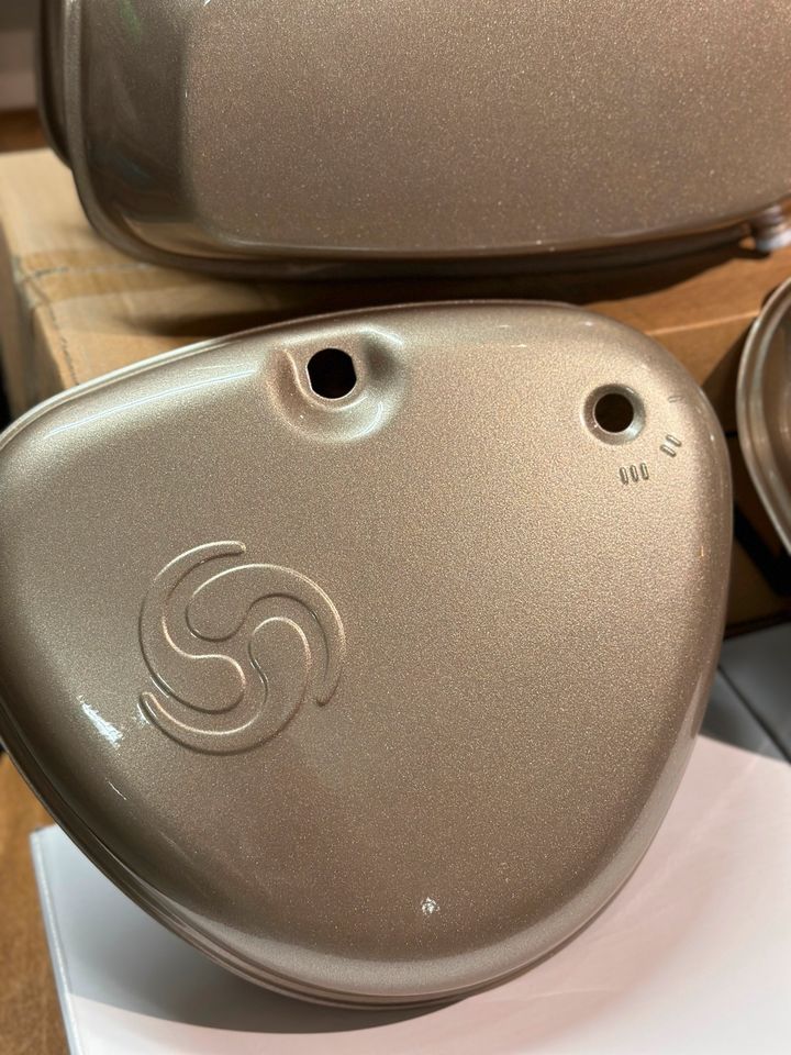 Tankset passend Simson S51 S50 Pulverbeschichtet Bronze Metallic