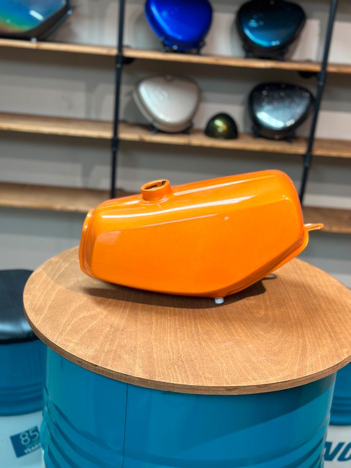 Tankset passend Simson S51 S50 Pulverbeschichtet Illusion Orange