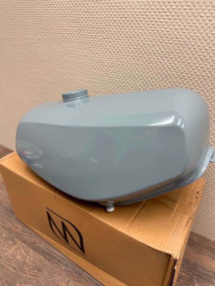 Tankset passend Simson S51 S50 Pulverbeschichtet Ral 7000 Glanz
